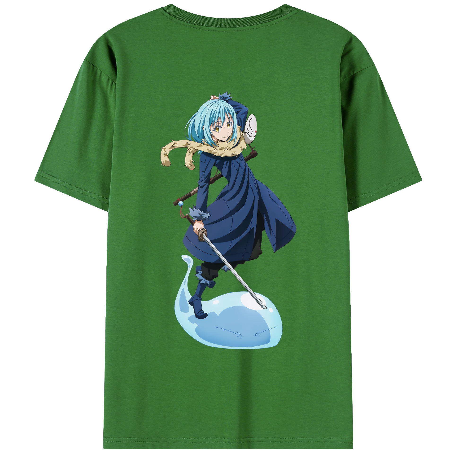 （画像用） 転スラ Regarding Reincarnated to Slime レディース半袖Tシャツ(バックプリント)